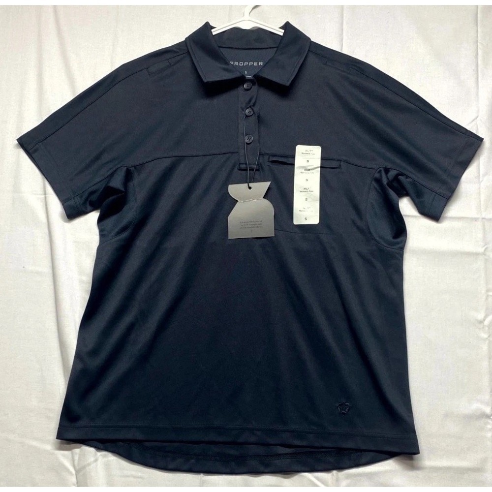 Propper HLX Polo Shirt Womens S Dark Navy High Low Hem Golf Tennis performance